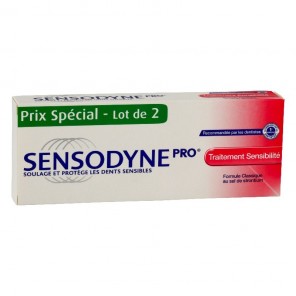 Sensodyne pro traitement sensibilité duo 75ml
