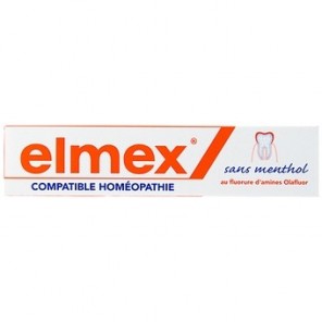 Elmex dentifrice compatible homéopathie 75ml