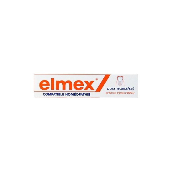 Elmex dentifrice compatible homéopathie 75ml
