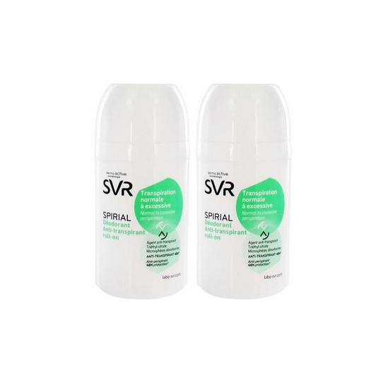 SVR Spirial Déodorant Anti-Transpirant Roll-on 2 x 50 ml