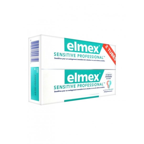 Elmex Sensitive Professional Dentifrice Lot De 2 X 75 Ml