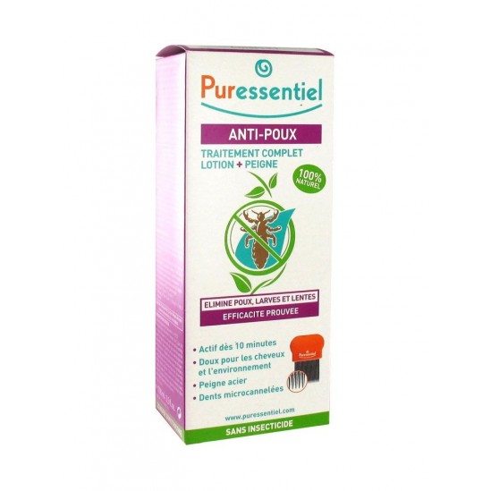 Puressentiel Spray Anti-Poux + Peigne 100ml