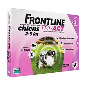 Frontline tri-actif chien XS boite de 6 pipettes