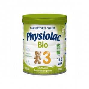 Physiolac Bio de 1 à 3 ans 800g