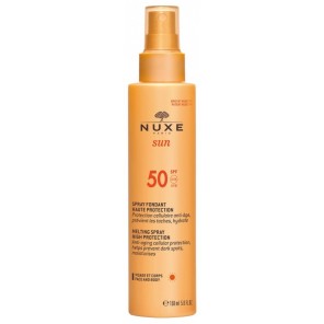 Nuxe sun spray solaire visage et corps spf50 150ml
