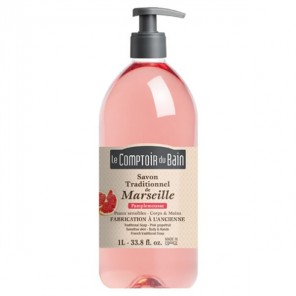 Le comptoir du bain savon traditionnel de marseille pamplemousse rose 1L