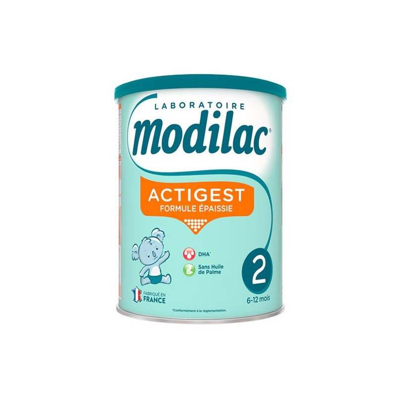 MODILAC Expert Riz AR 2 eme Age, hypoallergénique, sans lactose, lait en  poudre