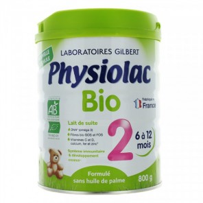 Physiolac bio 2 lait de suite 800g