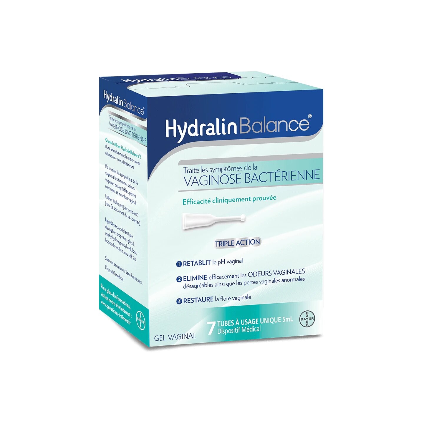 Bayer hydralin balance boite 7 tubes | Pharmacie Saint-Joseph