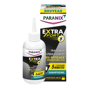 Paranix extra fort shampooing anti poux + peigne 200ml