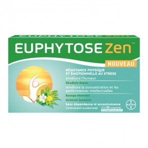 Euphytose Zen complément alimentaire 30 comprimés